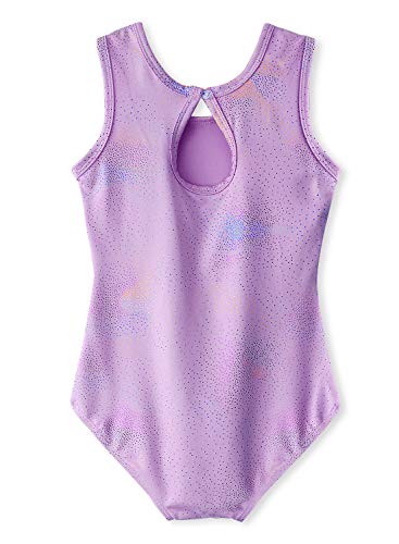 HOZIY Leotards for Girls Ballet Gymnastics Sleeveless Long Sleeve Colorful Sparkles Aqua Blue Pink Purple Solid