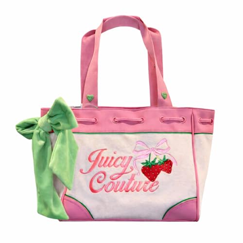 Bolso tipo tote Juicy Couture Retro Strawberry 13" x 11" x 5" miniatura 1