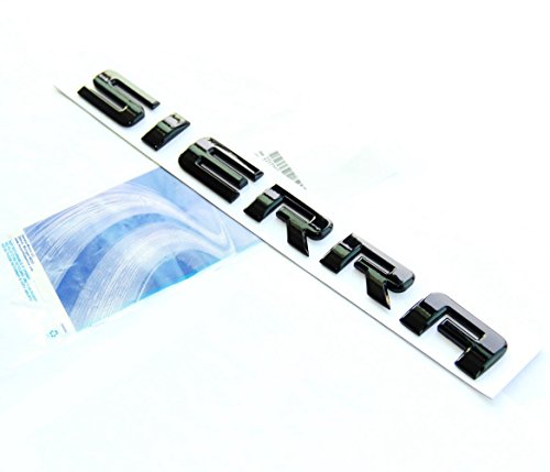 Yoaoo 3X Oem Black Sierra Nameplates Letter Emblems Badges Glossy For 2500Hd 3500Hd Sierra #TOP1
