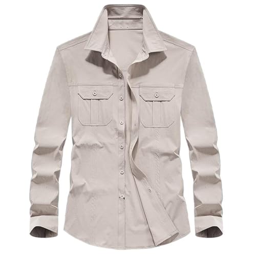 Chemise homme workwear à manches longues pour le printemps et l'automne