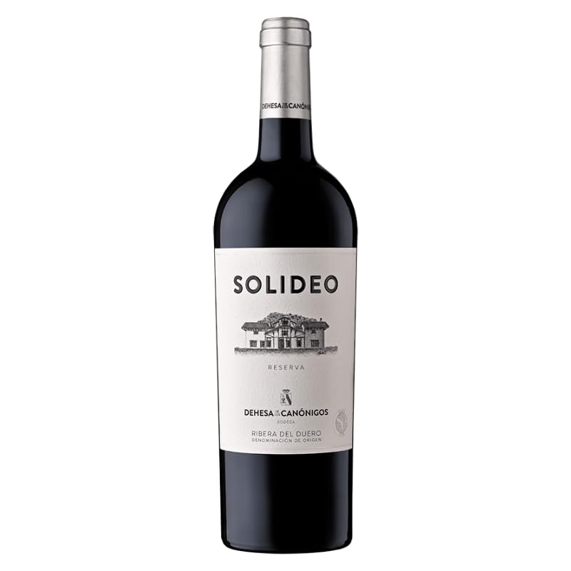 Dehesa de los Canónigos Solideo Vino Tinto Reserva Ecológico con Notas Complejas, Taninos Elegantes y Final Persistente, Ideal para Carnes y Quesos Curados| 1 botella