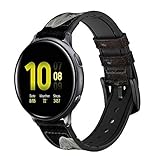  Innovedesire Black Mamba Snake Bracelet de Montre Intelligente en Cuir et Silicone pour Samsung Galaxy Watch Watch3, Gear S3 Models Gear S3 Frontier Gear S3 Classic Taille (22mm)