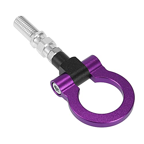 Anneau de remorquage violet pour look tuning et sorties de piste sur voiture