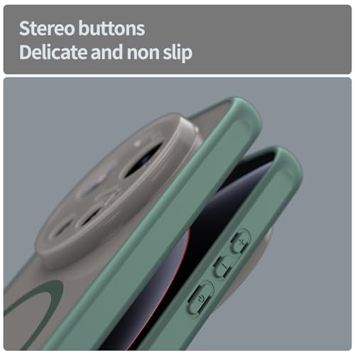 Image of Compatible with Xiaomi 17 Ultra Case Cover,Compatible with MagSafe,Anti-Fall,Compatible with Xiaomi 17 Ultra 5G 25128PNA1C Cell Protective Phone Case Green