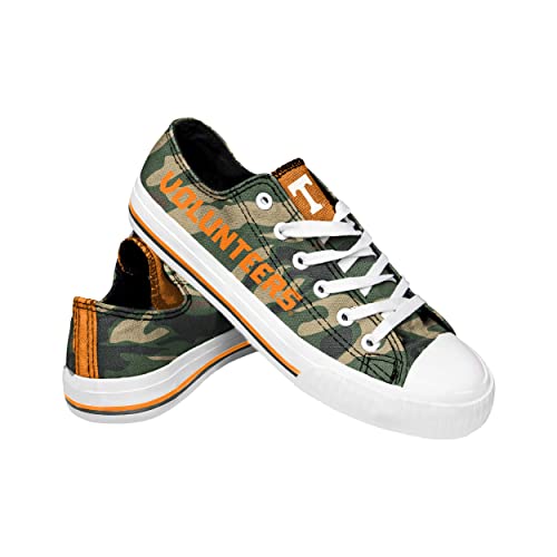 FOCO Tennessee Womens Camo Low Top Canvas Shoe Size 9