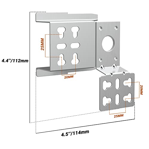 Onlyfire Universal Grill Replacement Rotisserie Kit - 45'' & 53'' X 1/2'' Hexagon Spit Rod, Stainless Steel Electric Motor #TOP3