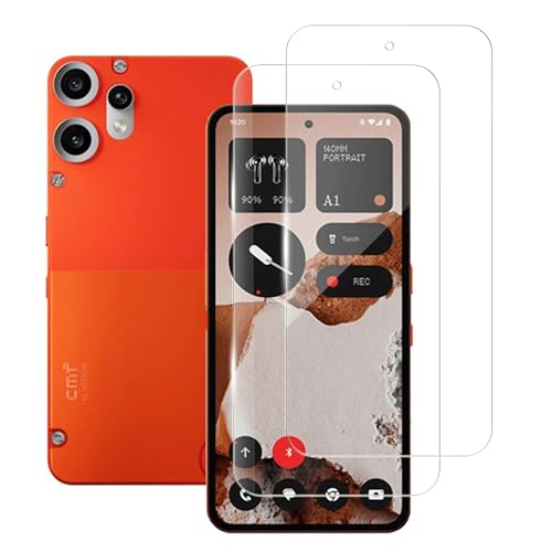 [2���Z�b�g] �Ή� CMF Phone 2 Pro/Nothing Phone 3a / 3a pro �p�� �K���X�t�B���� �ی� �X�}�z�t�B���� �d�x9H �ϏՌ� ��U �h�~ �h�o �e�Ղȓ\��t�� �h���� �����ߐ� ���o�u���G�� �w��h�~ �����x�^�b�`