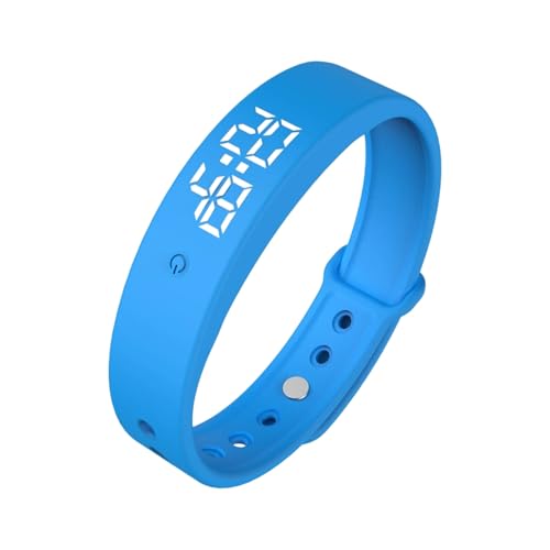 Comfortable Silicone Defeat Alarm Wristband Quiet Wake Feature Pocket Tool Fitness Observe Water Immune Plan Alarm Wristband