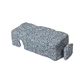 Beuta DIY Dig-Free Faux Stone Landscape Edging Right Turn Brick – Creates a Right Turn in Your Edging Layout (1 Pc, Graystone) – Connects with Other Beuta Bricks