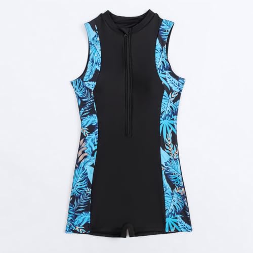 Women's Swimming Suit Tummy Control One Piece Swimsuit Modest Boyleg Bathing Suit UPF 50+ 7