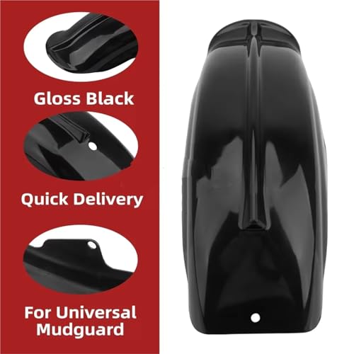 Guardabarros trasero universal corto ABS para reparar salpicaduras en Bobber 3