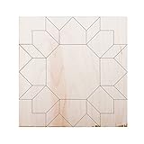 22 Inch Unfinished Barn Quilt Square Wooden Sign, Country Decor Canvas Quilts Blocks (Sunflower)