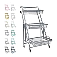 【中古】MINI CONNECT TABLE ウエストンロックブロンズ2個セット DORIS キッチンワゴン キャスター付き おしゃれ キッチン収納