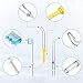 Boao 10 Pieces Replacement Tips Compatible with Waterpik Water Flosser Wp-100, Wp-100w, Wp-260 and More, Includes Brush, Classic Jet and Pocket Tips