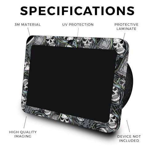Image of Glossy Glitter Skin Compatible with Amazon Echo Show 8 (3rd Gen, 2023) - Wall of Death - Premium 3M Vinyl Protective Wrap Decal Cover - Easy to Apply | Crafted in The USA by MightySkins