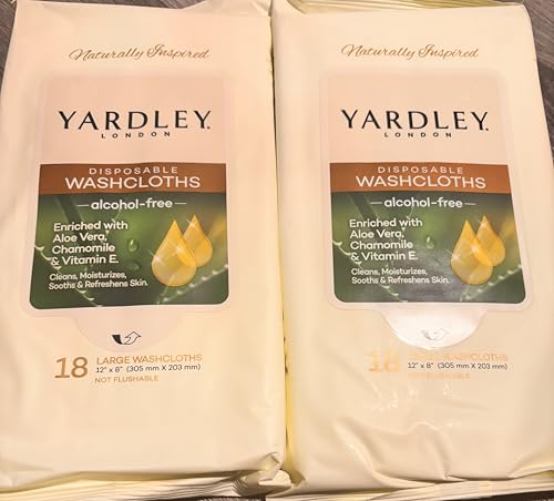 yardley london disposable washcloths