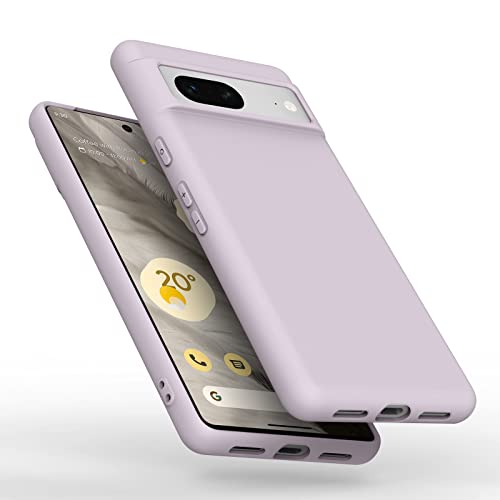 Tobfit TPU Case for Google Pixel 7, Soft Protective Shockproof Phone Cover, Durable Anti-Scratch Smart Phone Case for Women Men Purple