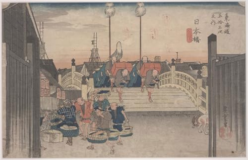 Affiche Scène du matin par Utagawa Hiroshige, l'art de l'évasion dans votre chambre