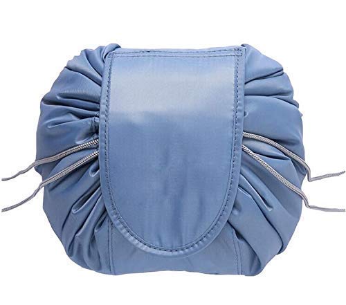 Image of ortable Drawstring Makeup Bag Large Capacity Lazy Cosmetic Organizer Pouch Magic Travel Toiletry Bags for Womens !