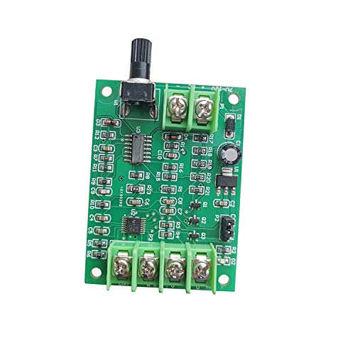 DC Brushless Motor Controller, DC 7-12V Brushless DC Motor Driver Board, High Power BLDC Speed Motor Controller Driver Board/Optical Drive with Potentiometer Knob