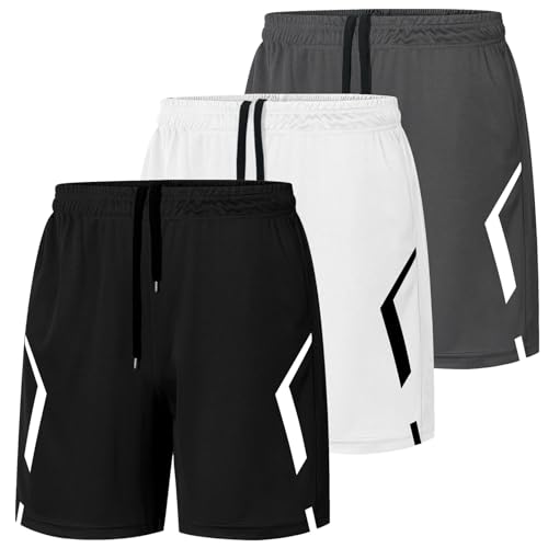 Short de sport homme séchage rapide avec poches pour le fitness