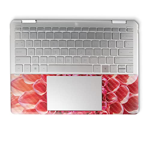 Image of MightySkins Carbon Fiber Skin Compatible with HP Spectre x360 14 inch (2022) Full Wrap Kit - Mum Closeup | Protective, Durable Textured Carbon Fiber Finish | Easy to Apply | Made in The USA