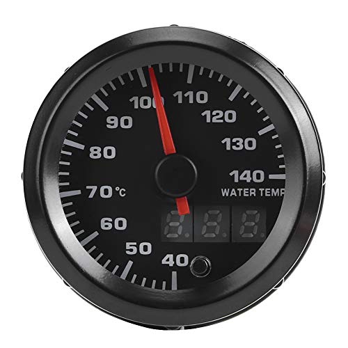 Medidor de temperatura del agua digital de alta sensibilidad y 2 pulgadas para coche