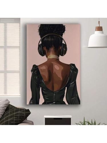 Impression sur toile de qualité supérieure mode africaine 50x75