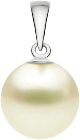 PremiumPearl Cream Freshwater Cultured Pearl Pendant for Women AAAA Quality Sterling Silver