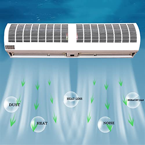 WJ 36\" (90cm) 2 Speeds, Commercial Indoor Air Curtain, Wall Mounted Air Curtain (Size : 36inch)