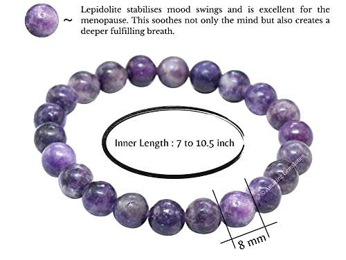 Amazing Gemstone Crystal Bracelet for Women Men's Gifts - Protection Healing Crystal Bracelet - 8mm Gemstone Beaded Stretchable Bracelet Pulseras Para Hombres Mujer Stocking Stuffers Mothers Day Gift4