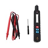 Multifunktionales 3-in-1-Multimeter, Stifttyp, Universalmessgerät, IR-Thermometer, digitales Spannungsdetektor-Thermometer für Zuhause, Büro, Labor, Fabrik, ABS-Material, 190 mm
