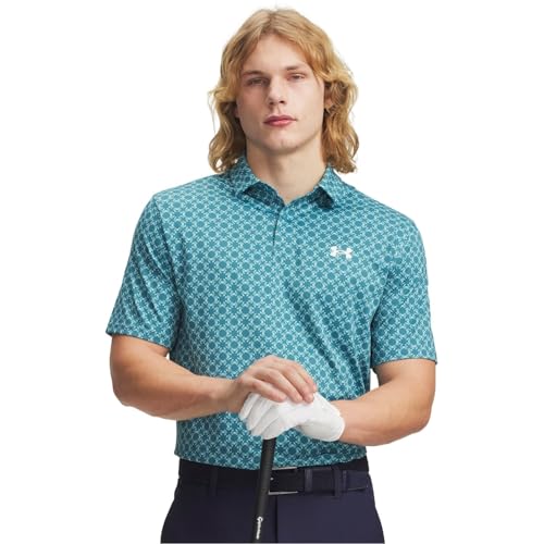 Polo de golf imprimé Matchplay Under Armour extensible et anti-transpiration