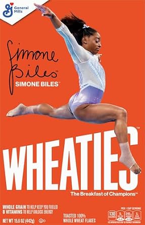 Wheaties Breakfast Cereal, Breakfast of Champions, 100% Whole Wheat Flakes, 15.6 oz (Pack of 5)