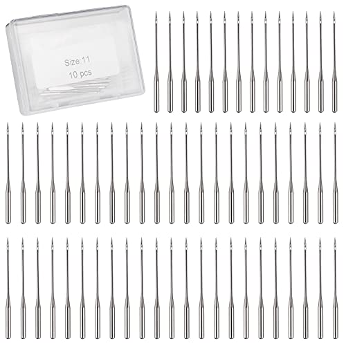 Migliore Macchina da Cucire sotto 200 euro Aghi per macchina da cucire da 60 pezzi, ago per macchina da cucire universale per macchina da cucire domestica con dimensioni 65/9, 75/11, 80/12, 90/14, 100/16, 110/18