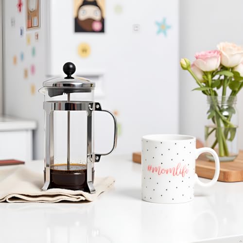 Little Pear Mom Life Polka Dot Mug