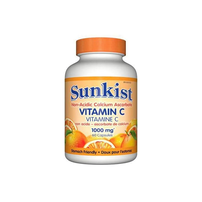 Buy Sunkist StomachFriendly Vitamin C Capsules, 1000 mg, 60 Count Online at desertcart Sri Lanka