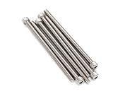 binifiMux 10pcs M4 x 120mm - 0.7mm Pitch Extra Long Hex Socket Cap Bolts Screws 304 Stainless Steel