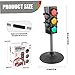 Ssguopte Traffic Light Toy 27 Inch Stop Light Manual/Auto Modes Traffic Lamp with ＆ Sound Height Adjustable Realistic Lights Educational Toys Birthday for Kids