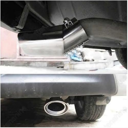 Silencieux cache-pot d'échappement droit résistant à la corrosion Opel
