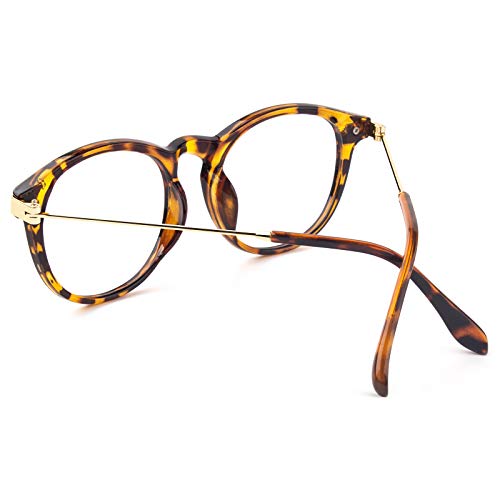 Image of GQUEEN Fake Non Prescription Glasses Clear Lens for Women Men Oversized Frame UV400 Protection, 201581