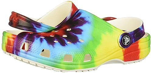 Crocs Classic Tie Dye Clogs (Little Kid/Big Kid), Rainbow Tie Dye, 5 Big Kid #TOP7