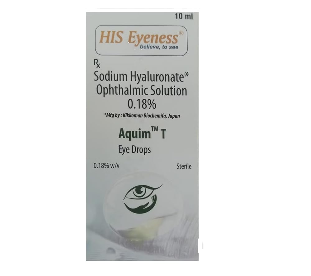 AQUIM T 0.18% W/V - Vial of 10 ml Eye Drops