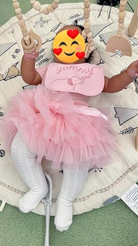 Image of Baby Girls Tutu Bloomers Diaper Cover Cotton Tulle Bloomers and Headband Set