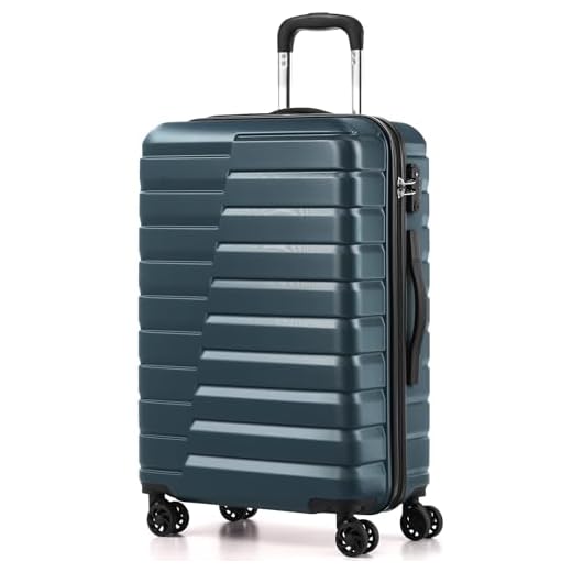 Coolife Lightweight Checked Luggage with TSA Lock