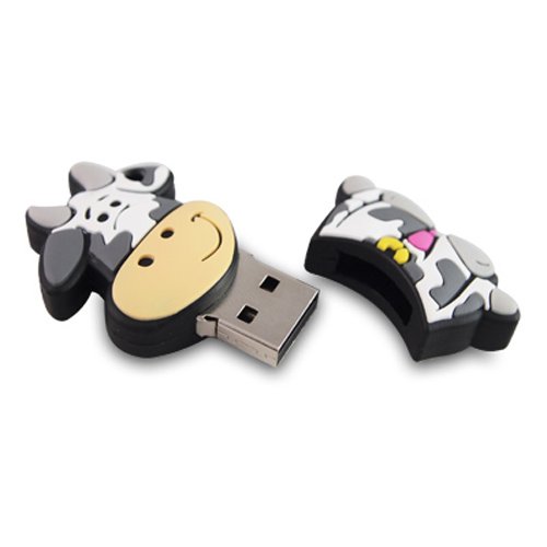 818-Shop No32400020064 USB-Sticks (64 GB) Glückliche Kuh Alpen grau – Bild 3