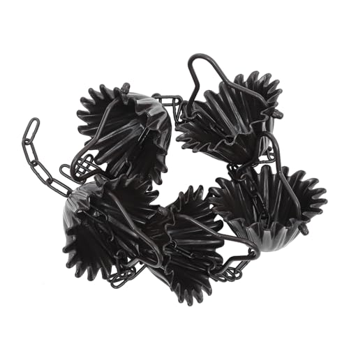 Abaodam Catena per Pioggia in Catena per Grondaia Decorativa Trasporta Acqua da Grondaia Terreno Resistente e Sicura per Uso Prolungato