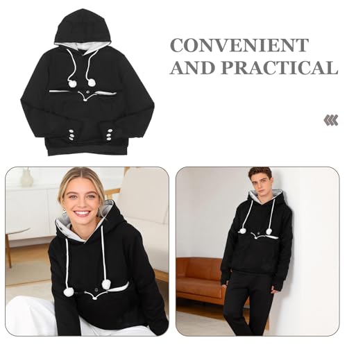 Sweat à capuche avec pochette pour chat : renforcez votre lien