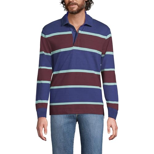 Lands' End Men's Long Sleeve Rugby