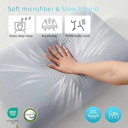Almohada espuma viscoelástica con gel 60x40x11 cm miniatura 7